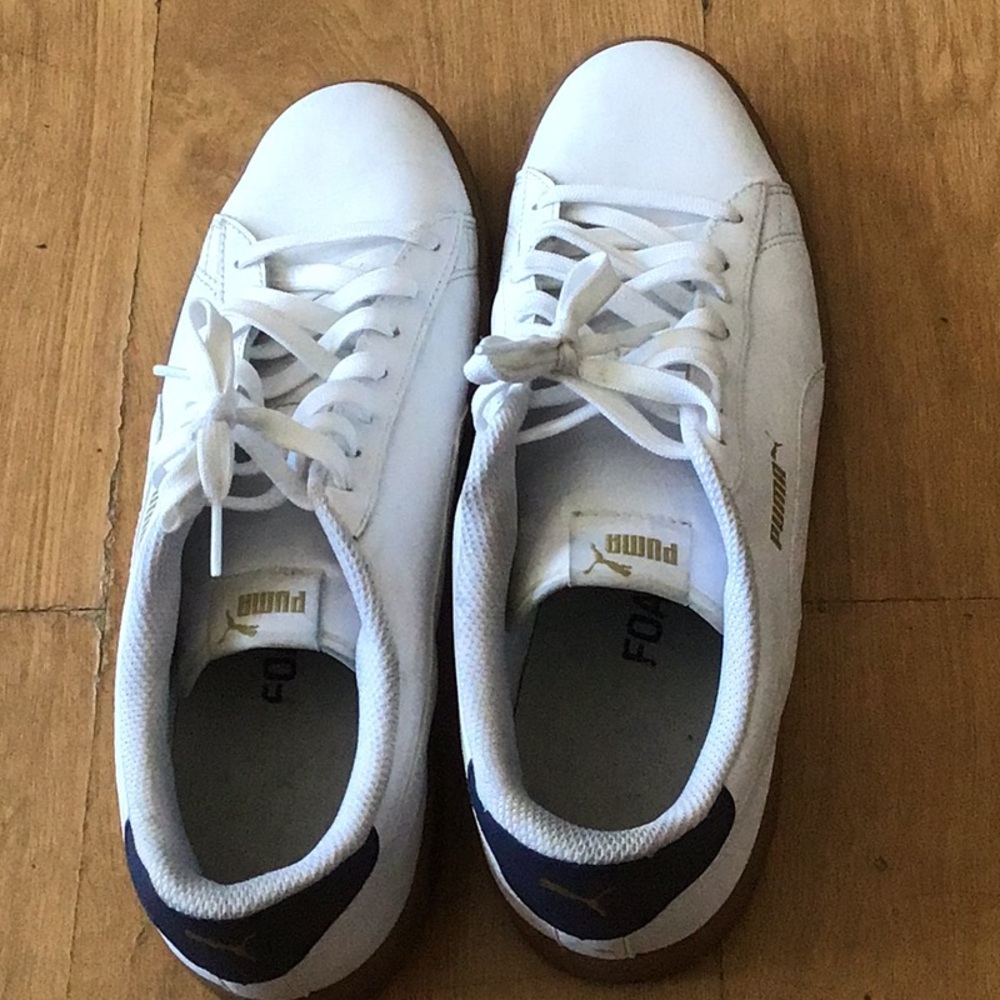 Puma white sneakers